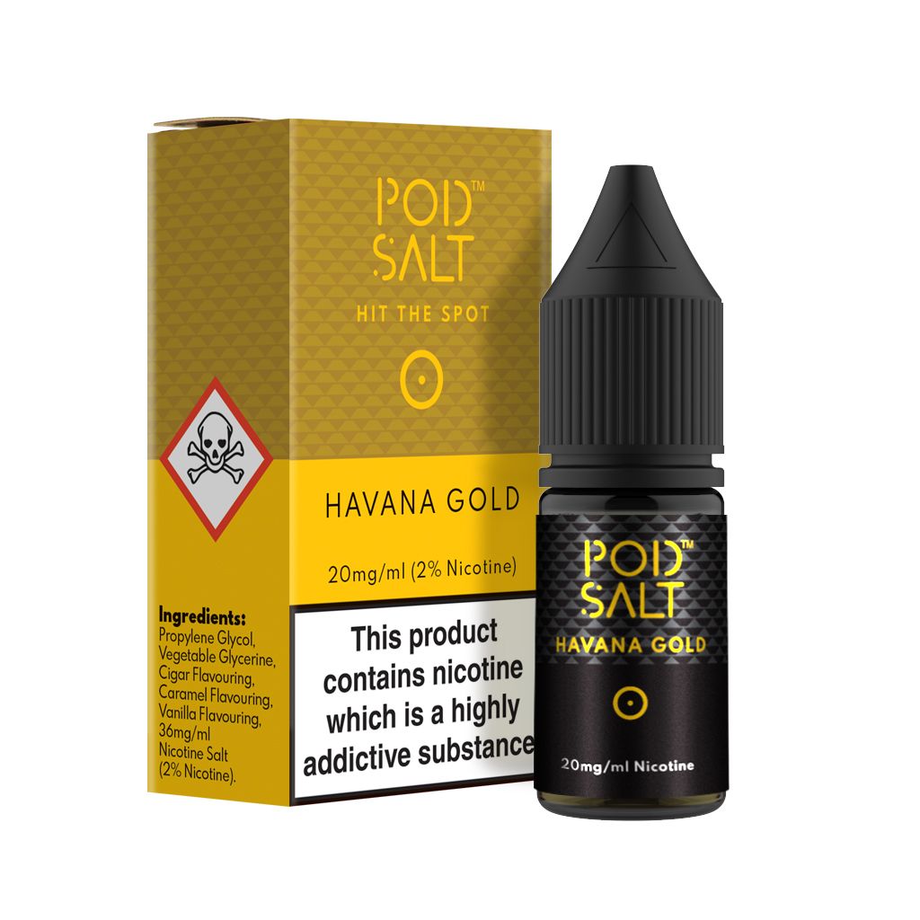 Havana Gold By Pod Salt 10ml 20mg