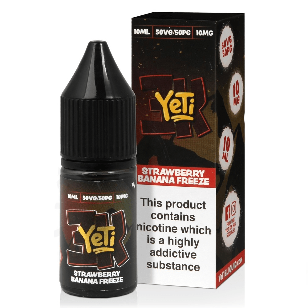 Yeti 3k Bar - Strawberry Banana Freeze 20mg Nic Salt