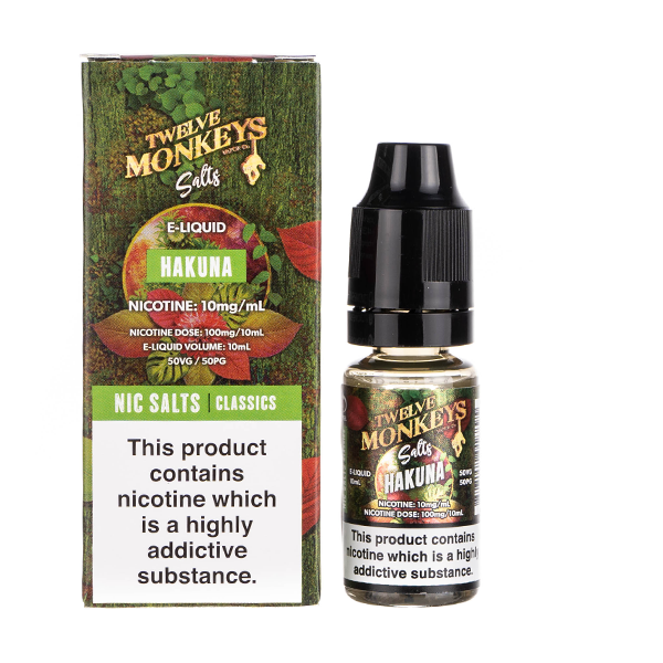Twelve Monkeys Hakuna 10ml 20mg Nic salts