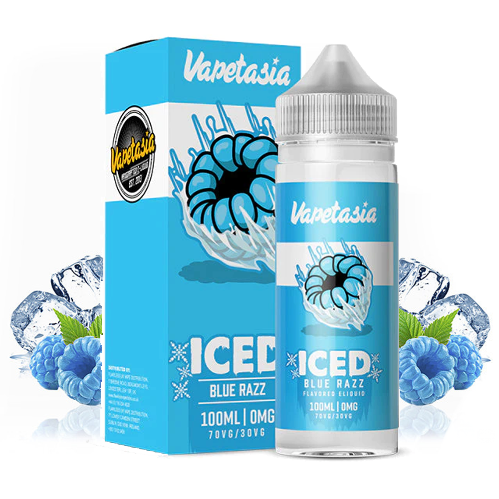 Vapetasia - Iced Blue Razz 100ml Shortfill