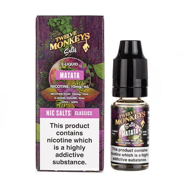 Twelve Monkeys Matata 10ml 20mg Nic Salts