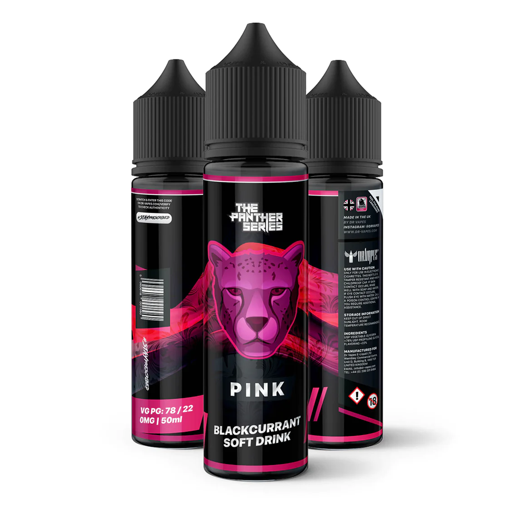 The Panther Series - Pink 50ml Shortfill