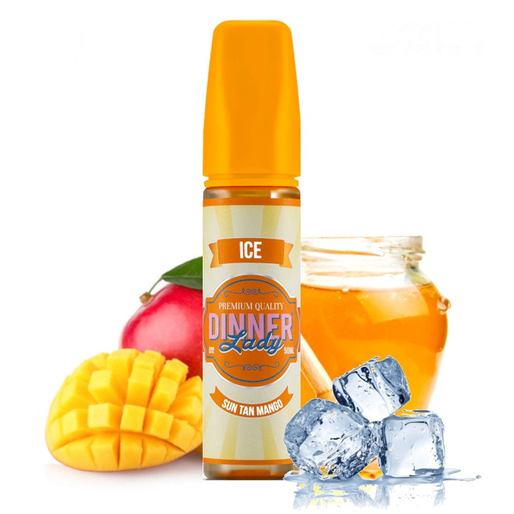 Dinner Lady - Ice Sun Tan Mango 50ml shortfill