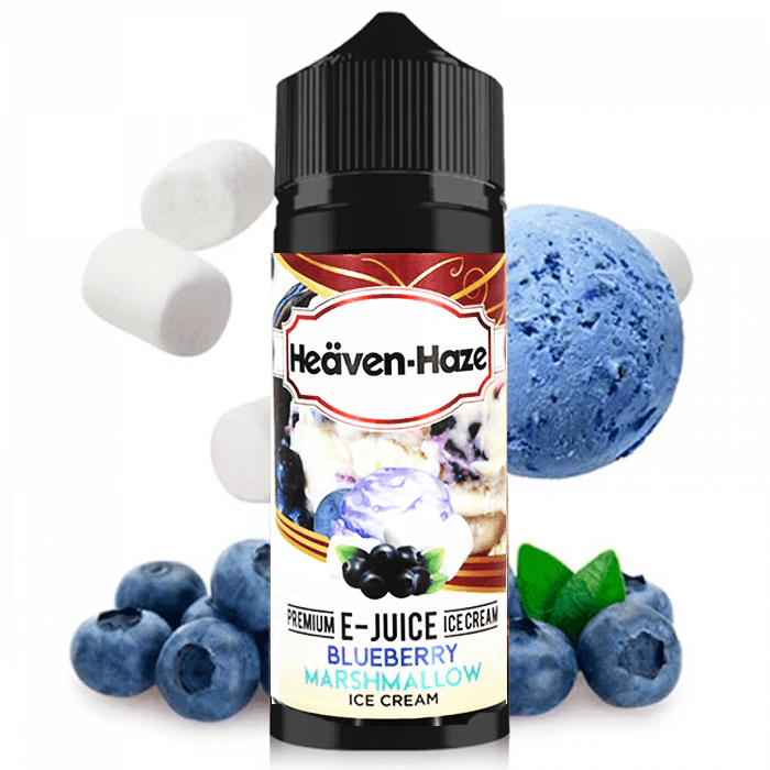 Heaven Haze - Blueberry Marshmallow Ice Cream 100ml Shortfill