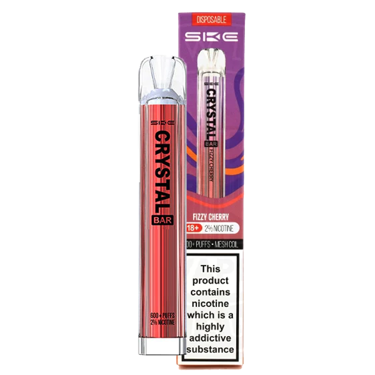 SKE Crystal Bar - Fizzy Cherry 20mg