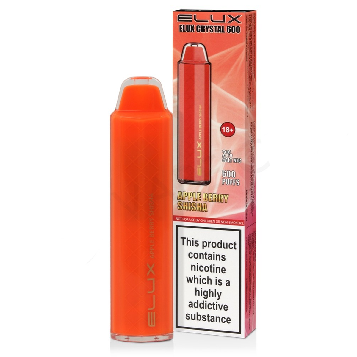 Elux Crystal Bar - Apple Berry Shisha 20mg