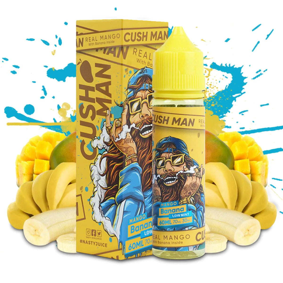 Nasty CushMan - Mango Banana 50ml Shortfill