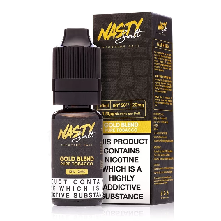 Nasty Juice - Gold Blend 10ml 20mg Nic Salt