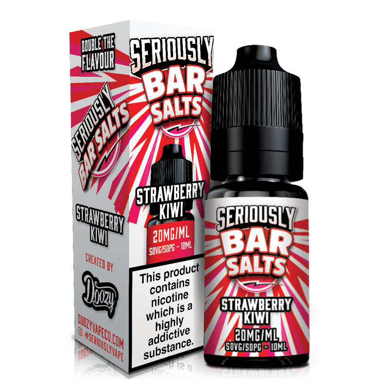 Seriously Bar Salts - Strawberry Kiwi 10ml 20mg Nic Salt