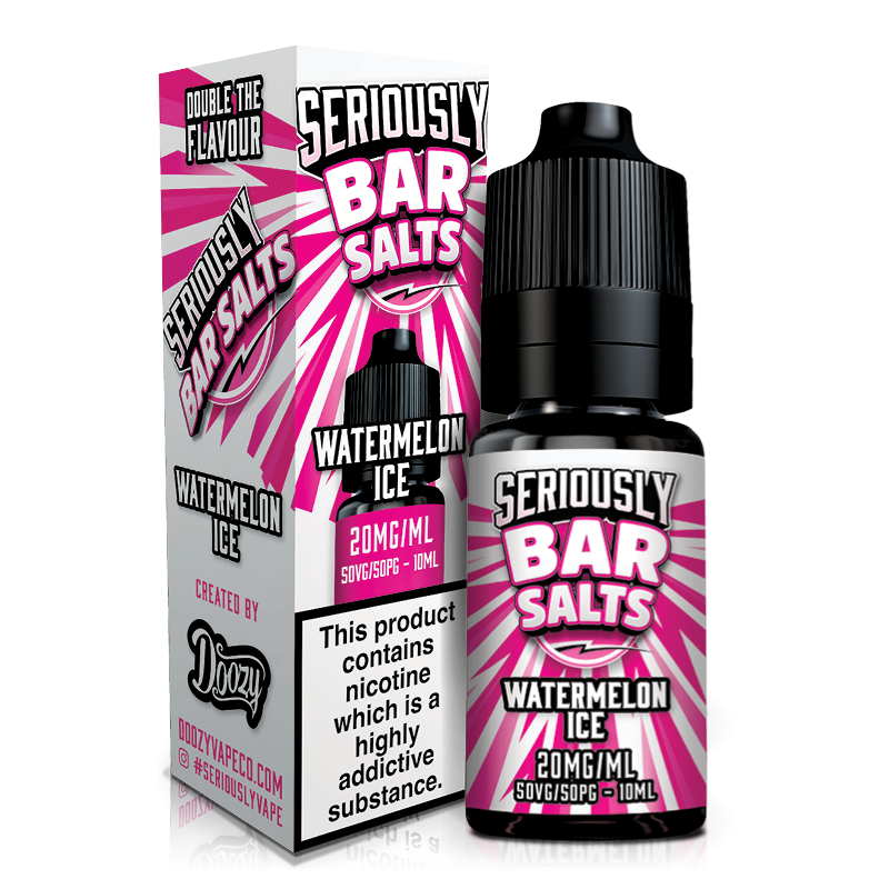 Seriously Bar Salts - Watermelon Ice 10ml 20mg Nic Salt
