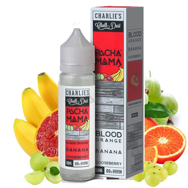 Pacha Mama - Blood Orange Banana Gooseberry 50ml Shortfill