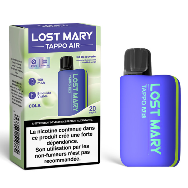 Lost Mary Tappo AIR Kit + 1x Cola Pod House Of Clouds Lost Mary Tappo AIR Kit + 1x Cola Pod House Of Clouds