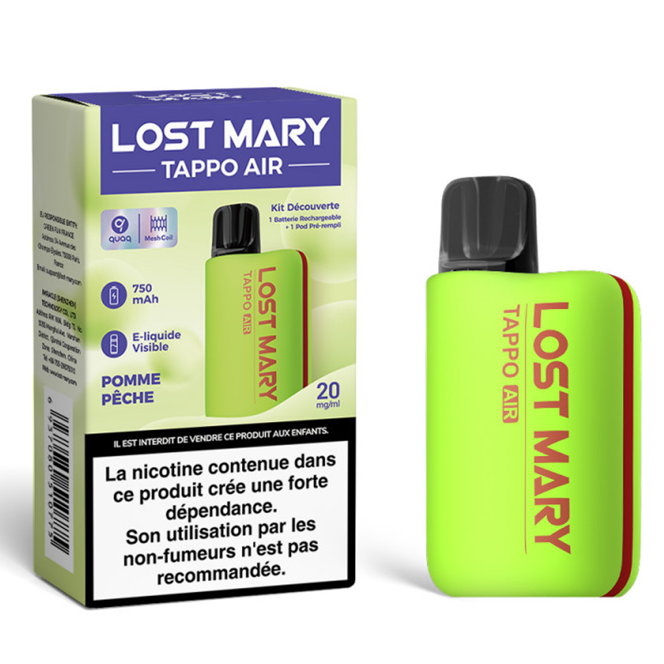Lost Mary Tappo AIR Kit + 1x Apple Peach Pod – House Of Clouds