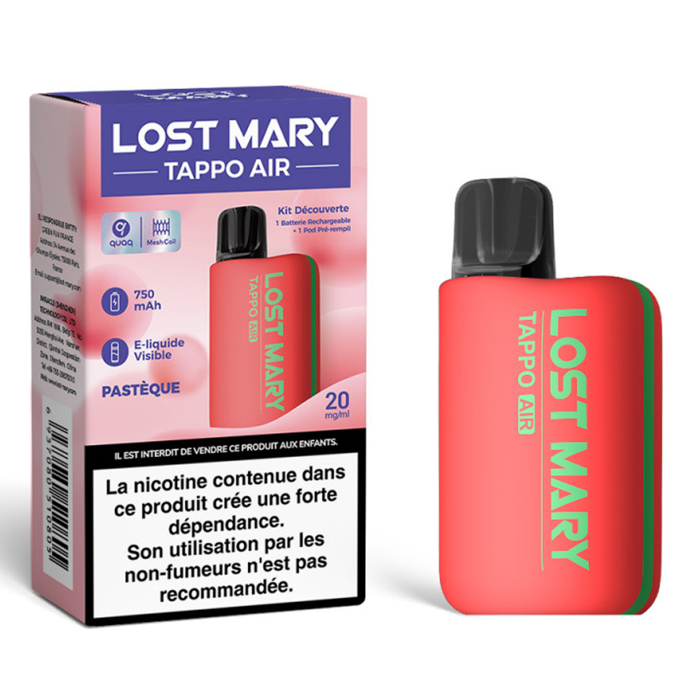 Lost Mary Tappo AIR Kit + 1x Watermelon Pod House Of Clouds Lost Mary Tappo AIR Kit + 1x Watermelon Pod House Of Clouds