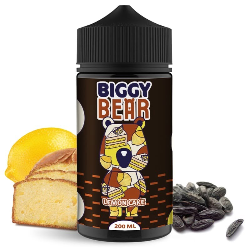 Biggy Bear - Lemon Cake 200ml Shortfill