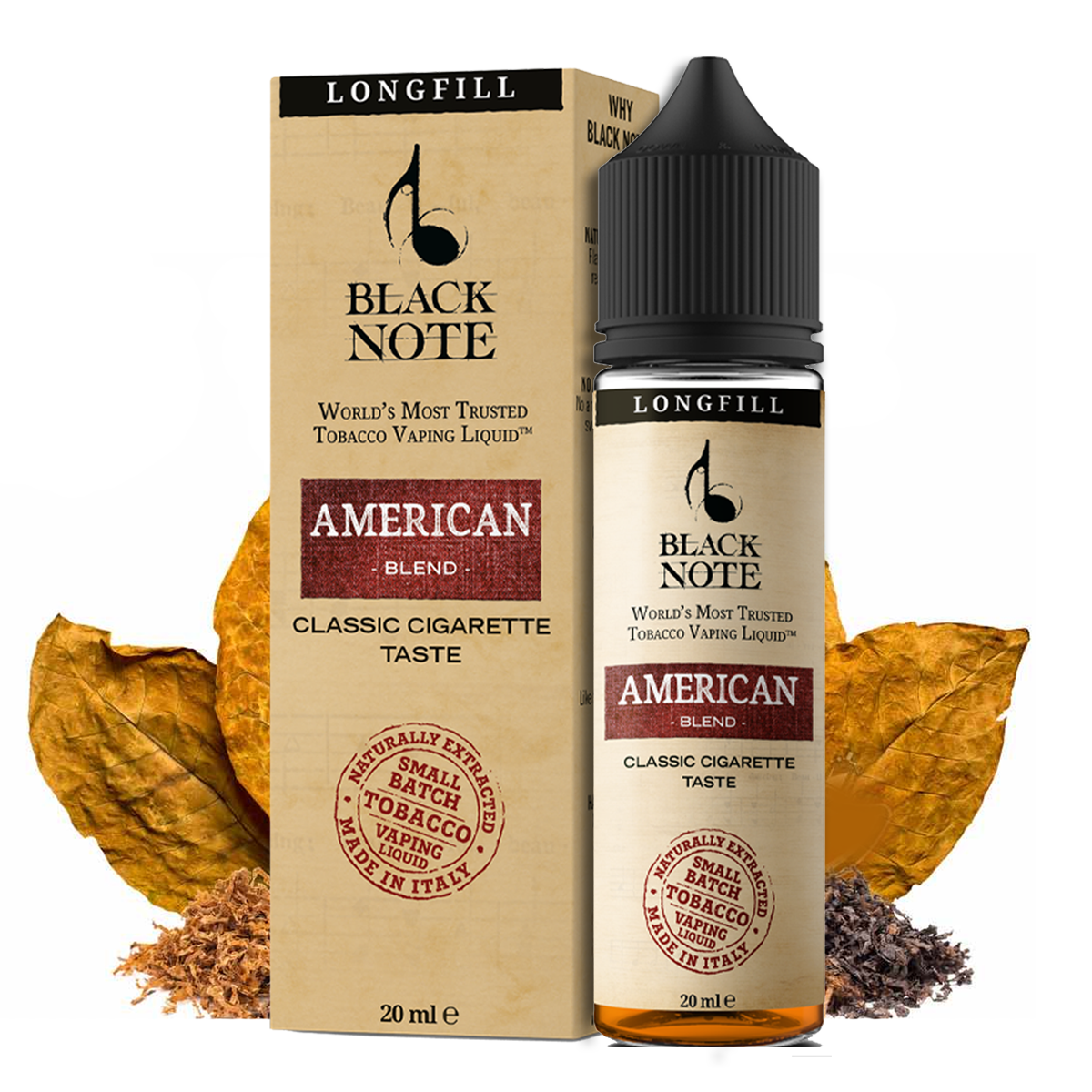 Black Note - American Blend 60ml Longfill