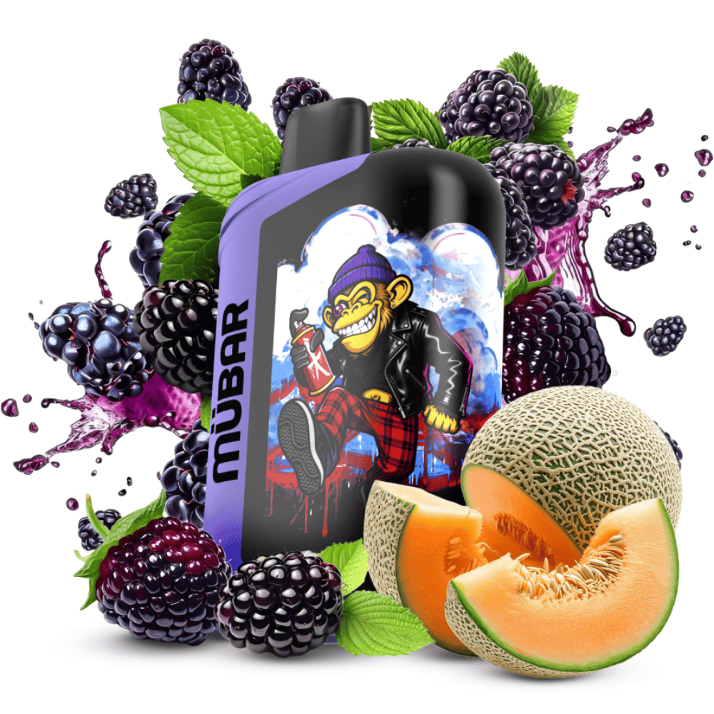 MUBAR 50k Disposable - Blackberry Melon Mint 0mg