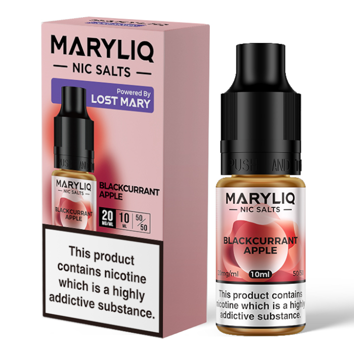 Maryliq - Mela di ribes nero 10 ml 20 mg di sale Nic