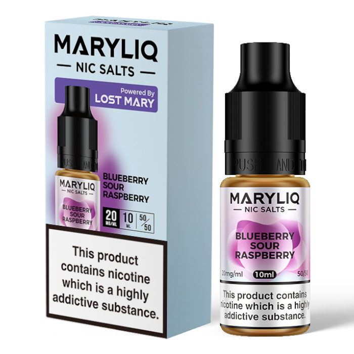 Maryliq - Blueberry Sour Raspberry 10ml 20mg Nic Salt