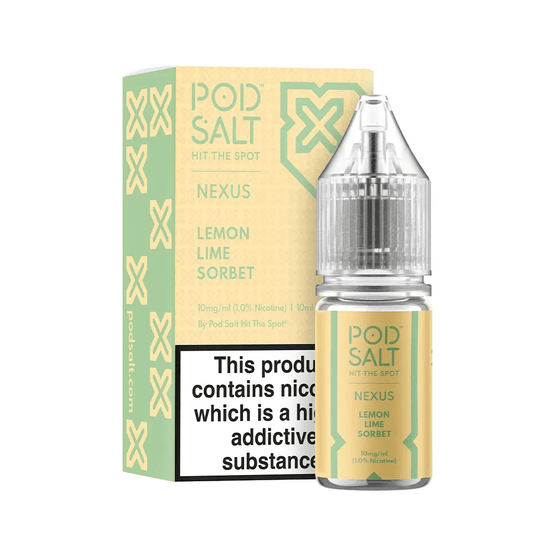 Pod Salt Nexus - Lemon Lime Sorbet 10ml 20mg Nic Salt