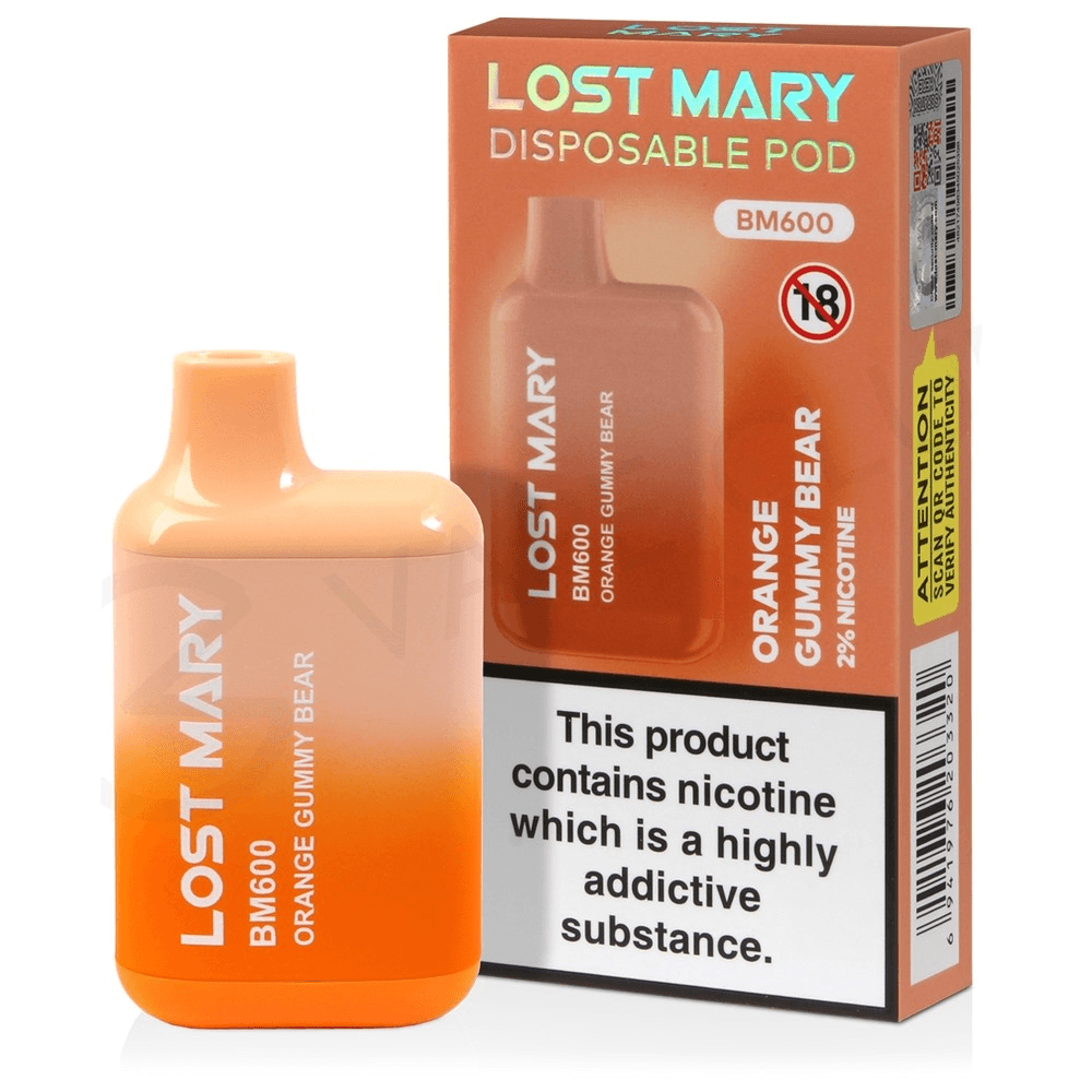 Lost Mary - Orsetto gommoso arancione 20 mg