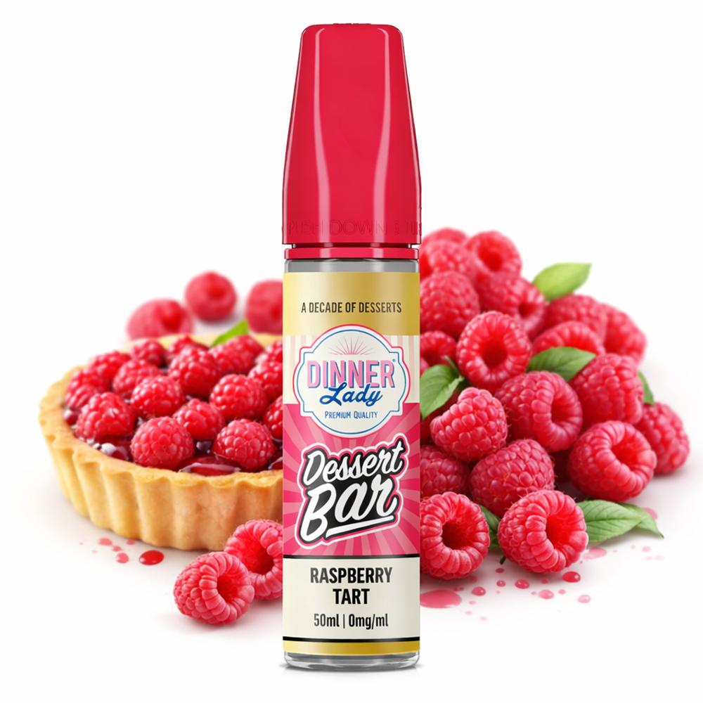 Dinner Lady Dessert Bar- Raspberry Tart 60ml Longfill