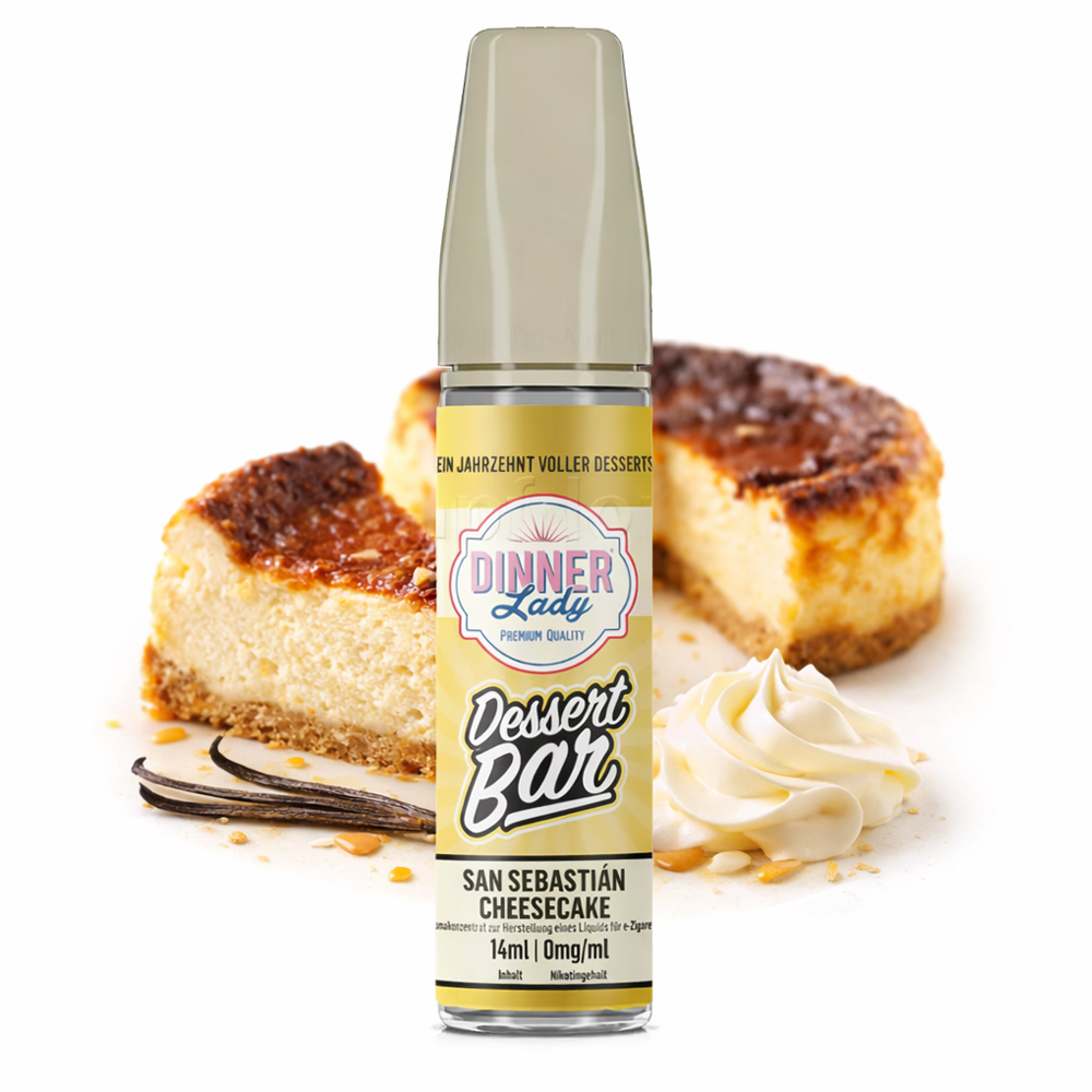 Dinner Lady Dessert Bar- San Sebastián Cheesecake 60ml Longfill