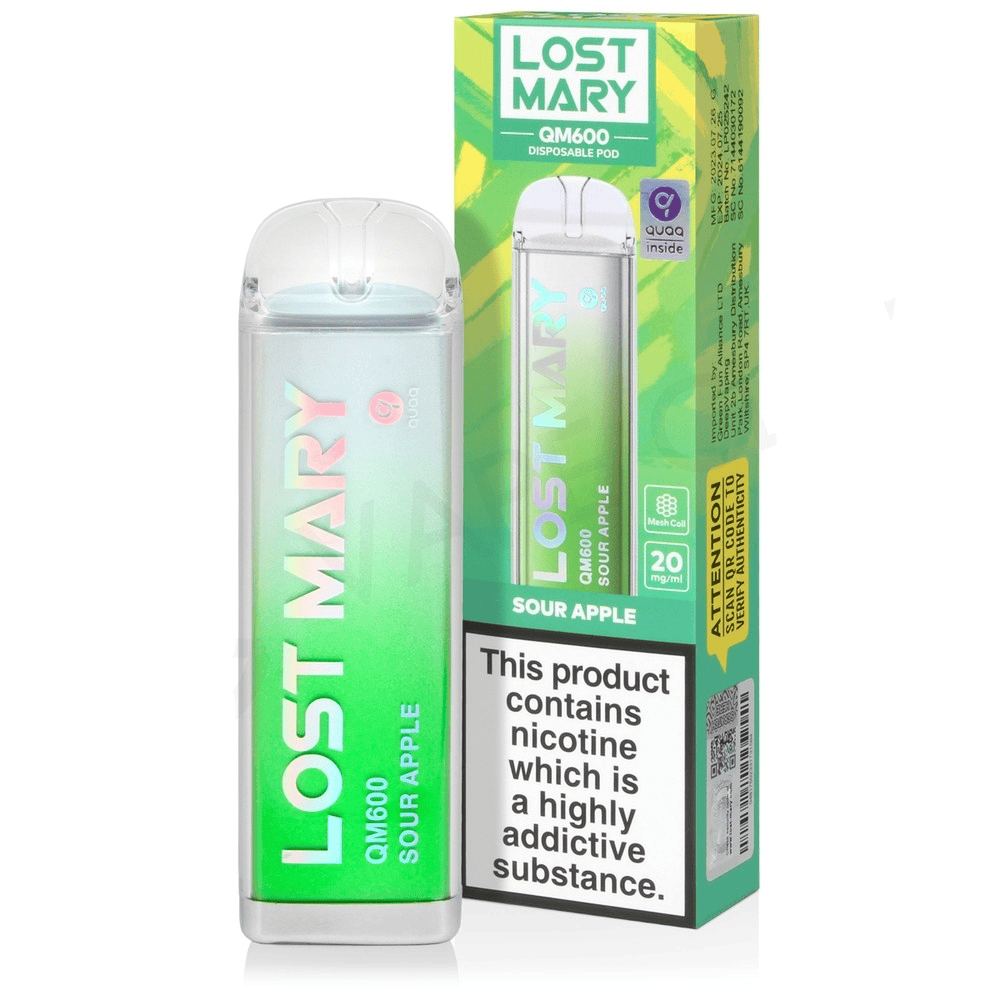Lost Mary QM600 - Pomme aigre 20 mg
