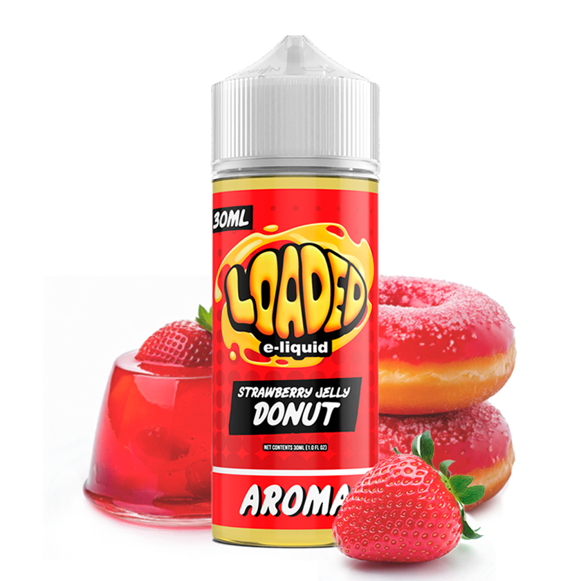 Loaded - Strawberry Jelly Donut 100ml Longfill