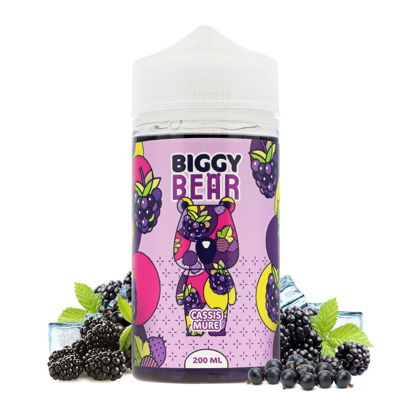 Biggy Bear - Blackberry & Blackcurrant 200ml Shortfill