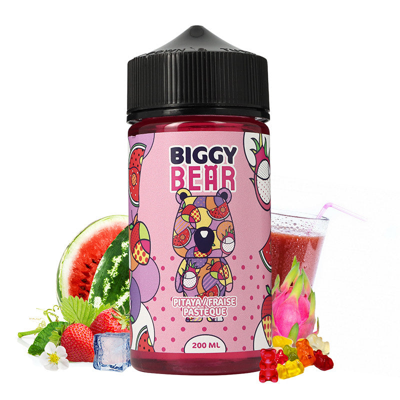 Biggy Bear - Pitaya Strawberry Watermelon 200ml Shortfill