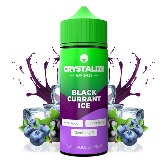 Crystalize - Blackcurrant Ice 100ml Longfill