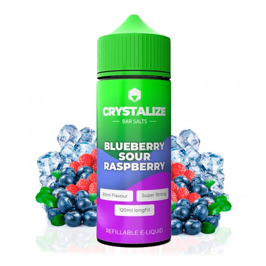 Crystalize - Blueberry Sour Raspberry 100ml Longfill