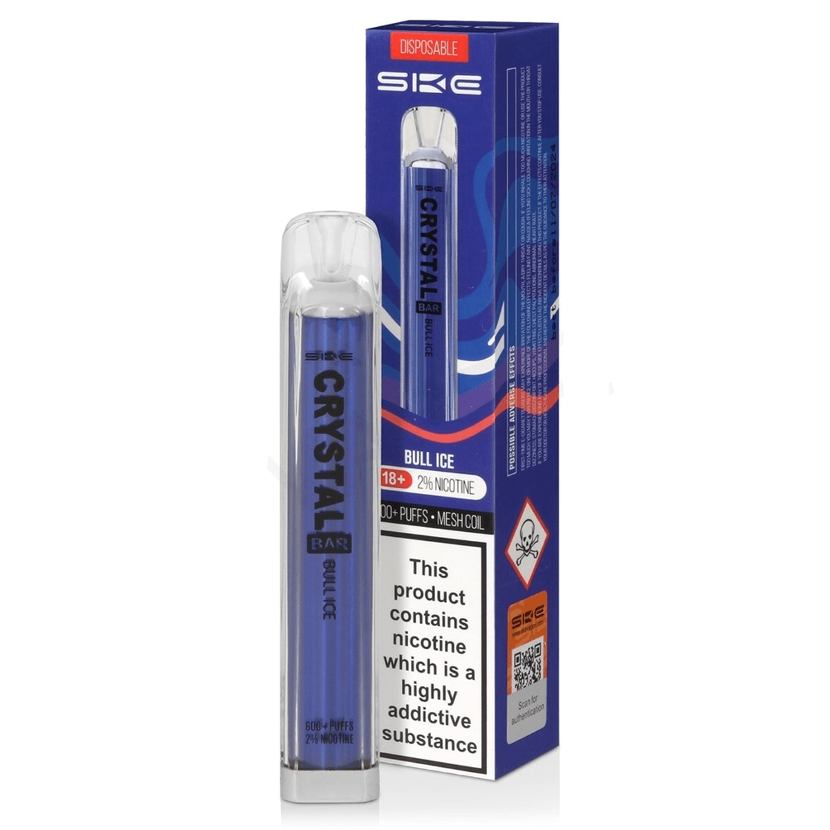 Barre de cristal SKE - Bull Ice 20 mg