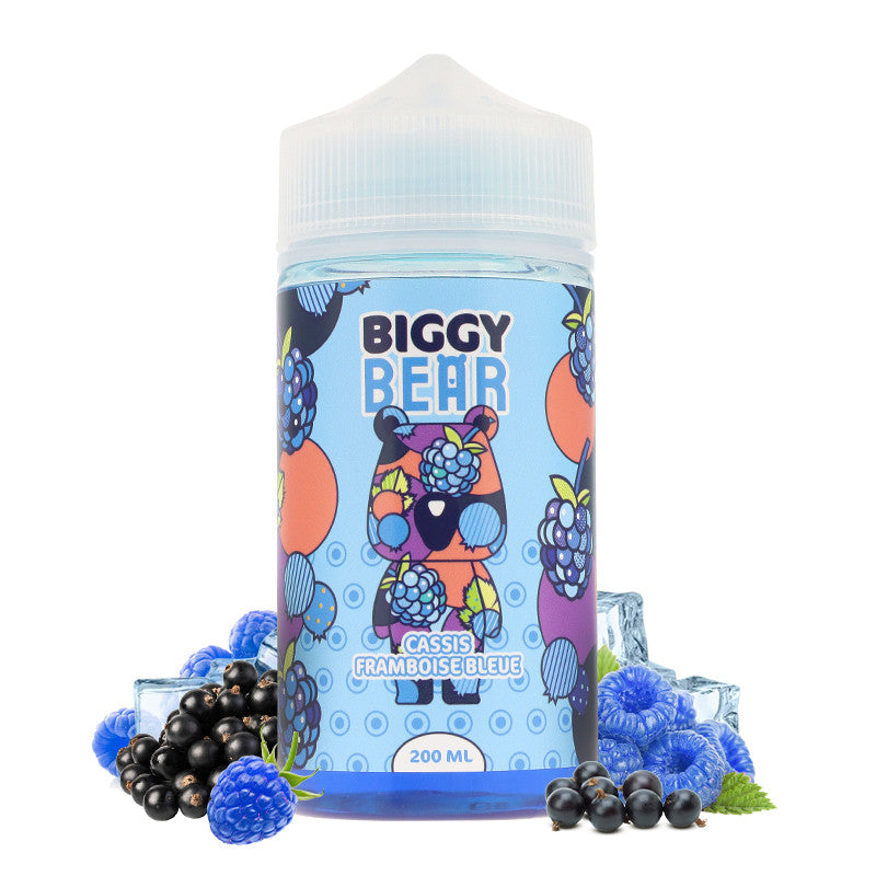 Biggy Bear - Riempimento di ribes nero lampone blu da 200 ml