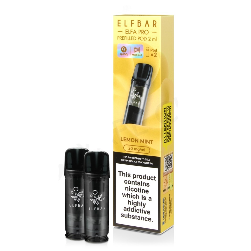 elfbar pods lemon mint Elfa Pro lemon mint pods Elf Bar ELFA MASTER Prefilled Pods Packung:1er Packung