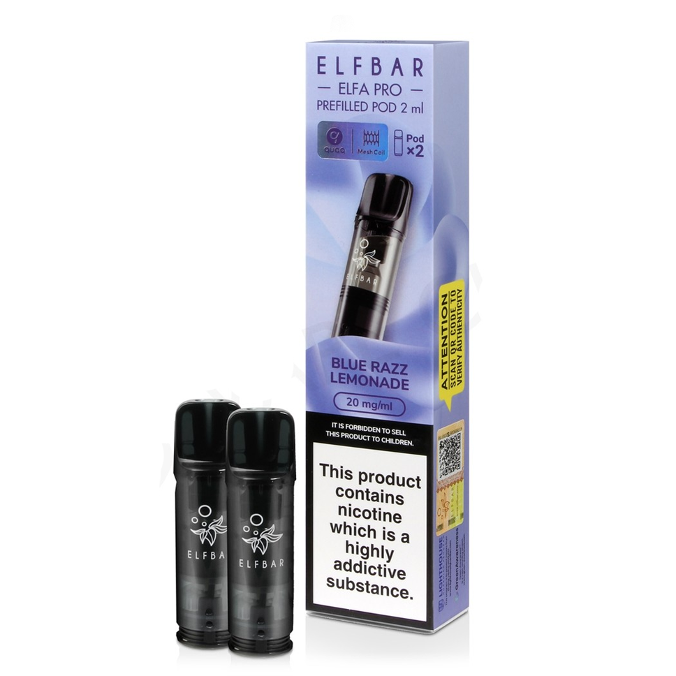 Elfbar Elfa Pro - Blue Razz Lemonade 20mg House Of Clouds Elfbar Elfa Pro - Blue Razz Lemonade 20mg House Of Clouds