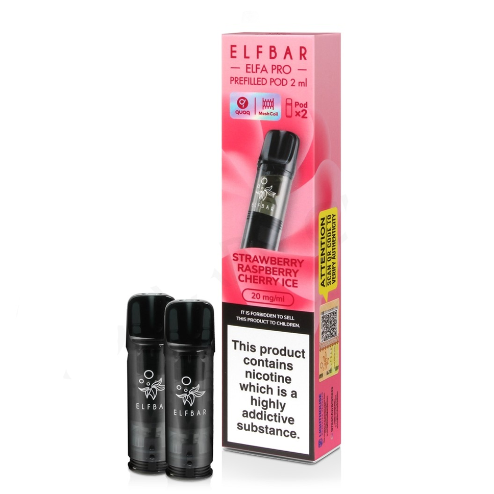 Elfbar Elfa Pro - Strawberry Raspberry Cherry Ice 20mg