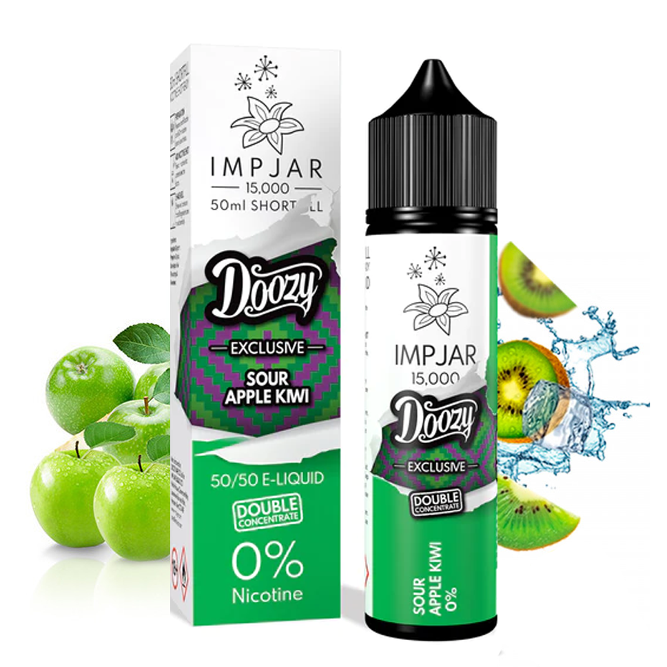 IMP JAR x Doozy - Sour Apple Kiwi 50ml Shortfill