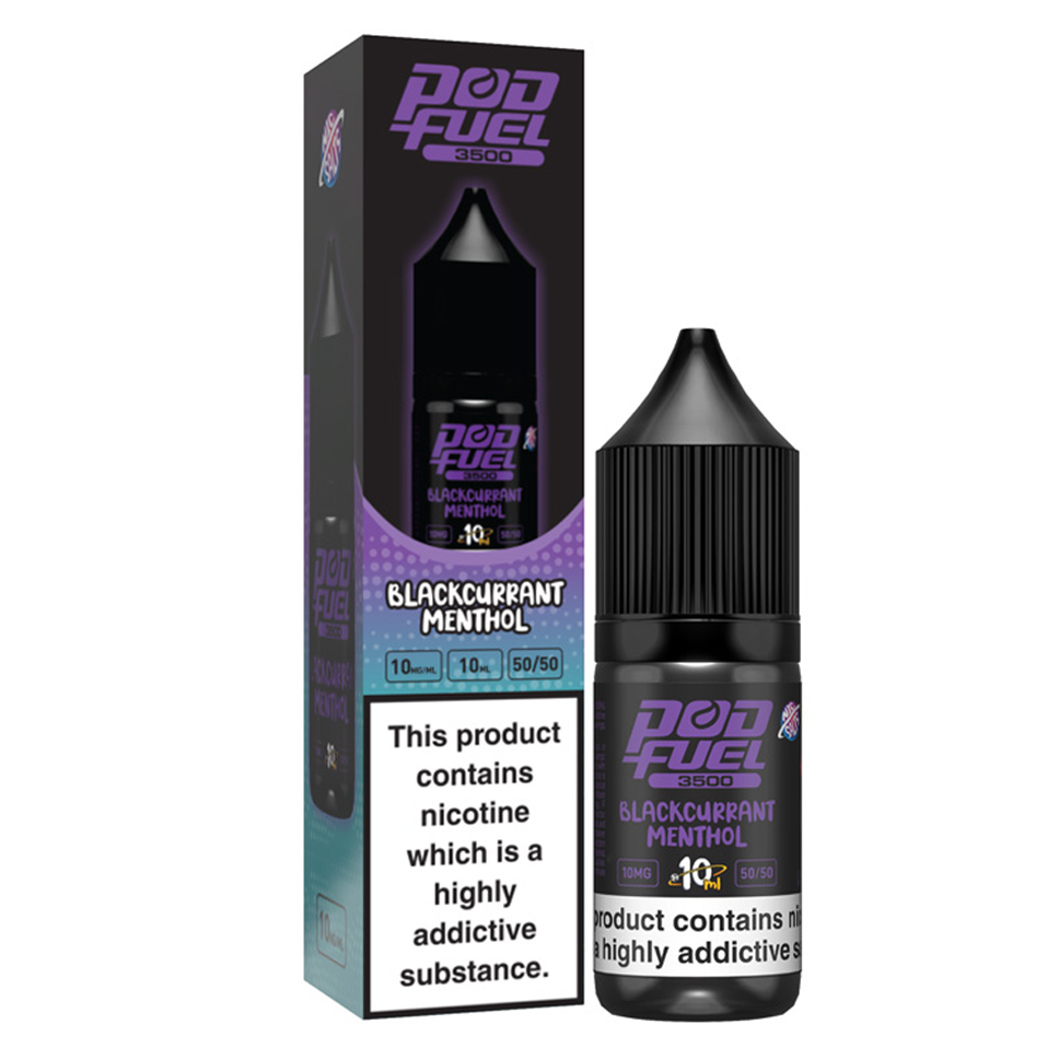 POD FUEL - Blackcurrant Menthol 10ml Nic Salt