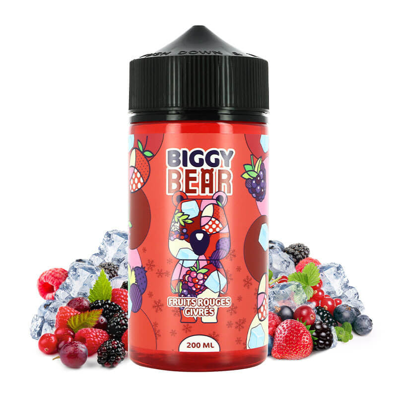 Biggy Bear - Fruits rouges givrés 200ml Shortfill