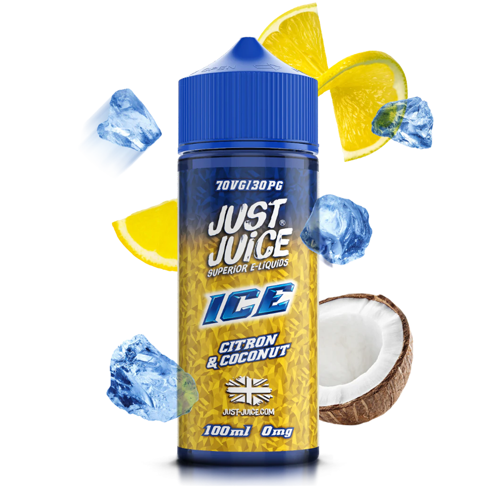 Just Juice Ice - Citron &amp; Noix de Coco 50ml Shortfill