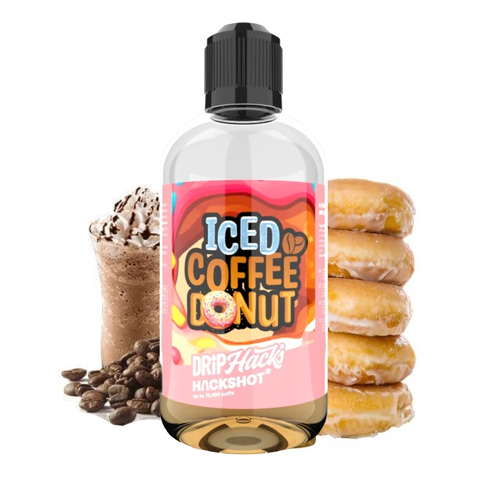 Drip Hacks - Iced Coffee Donut 200ml Shortfill