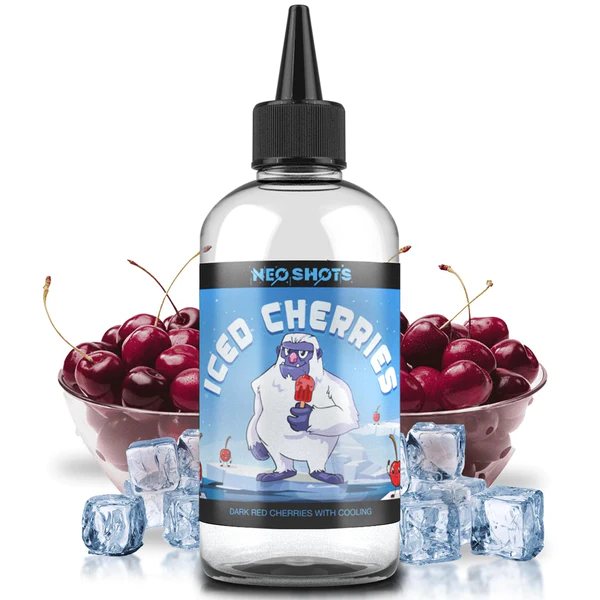 Neo Shots - Iced Cherries 200ml Shortfill