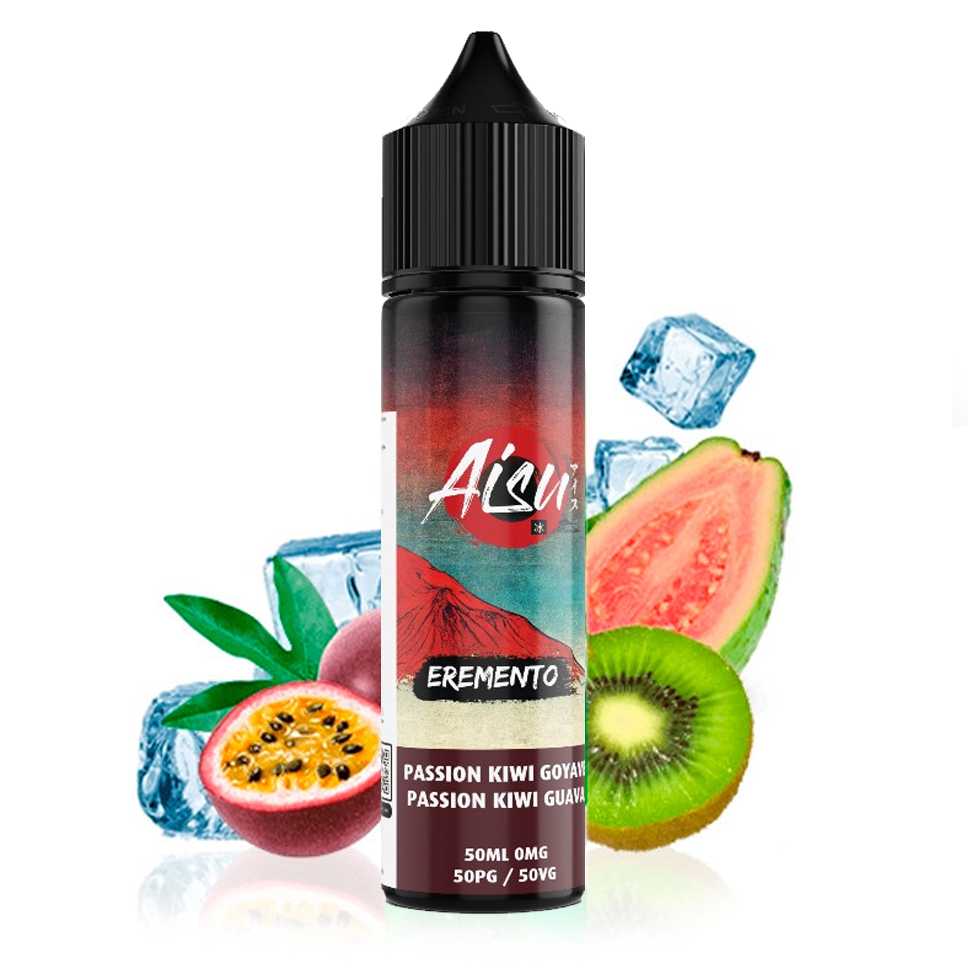 Aisu Eremento - Passion Kiwi Guava 50ml Shortfill