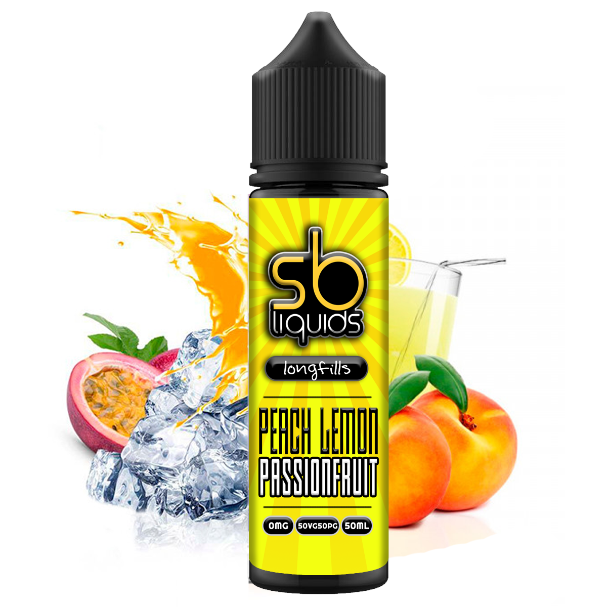 SB Liquids - Peach Lemon Passionfruit Longfill