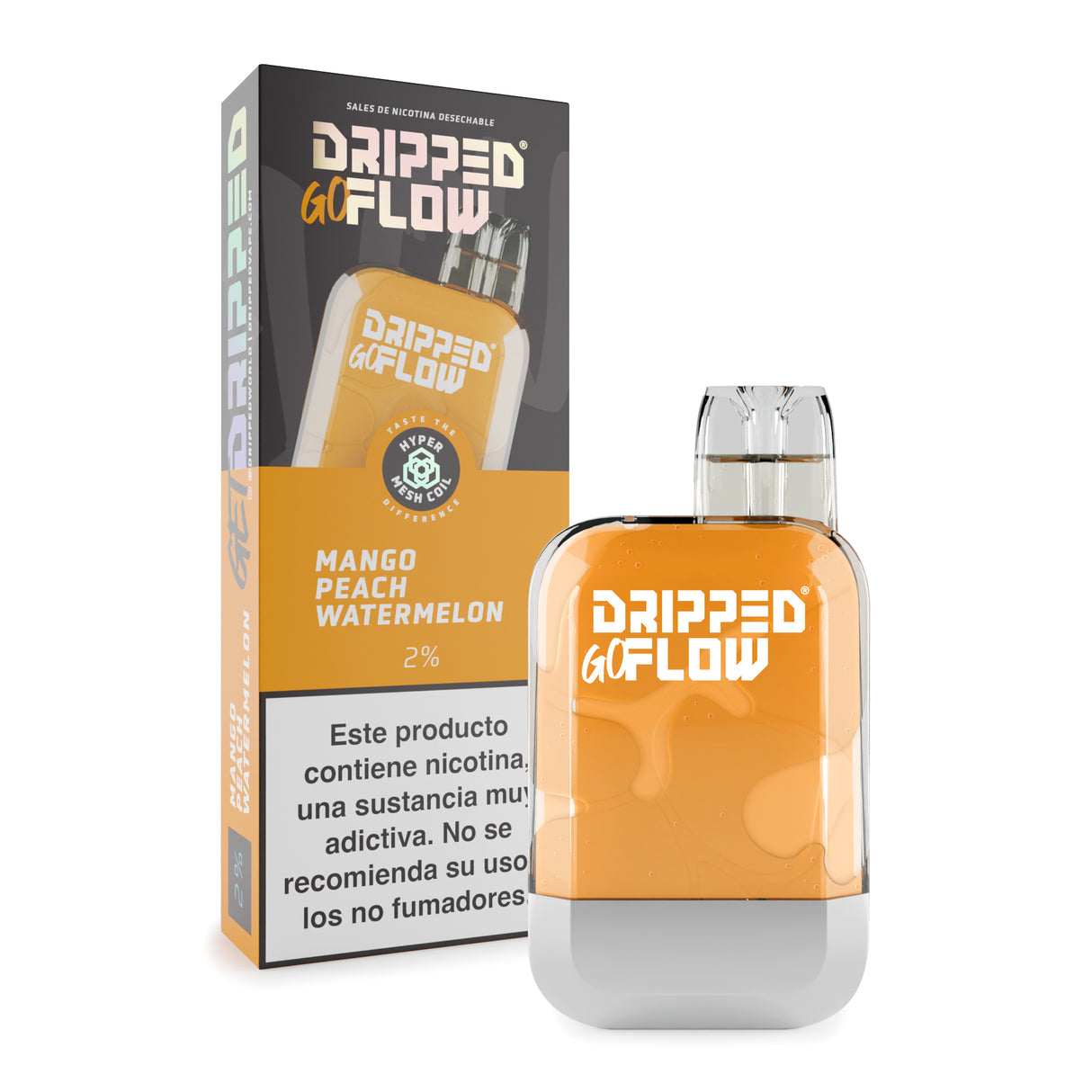 Dripped Goflow - Peach Mango Watermelon 20mg