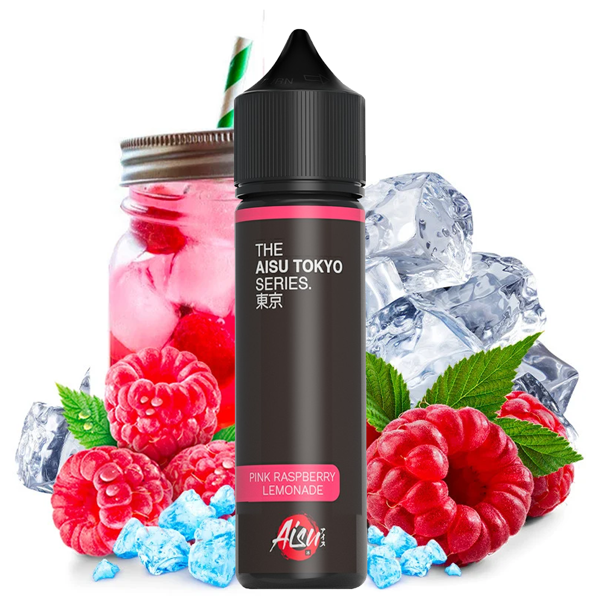 Aisu Tokyo Series - Pink Raspberry Lemonade 60ml Longfill