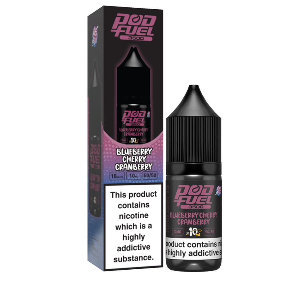 POD FUEL - Blueberry Cherry Cranberry 10ml Nic Salt