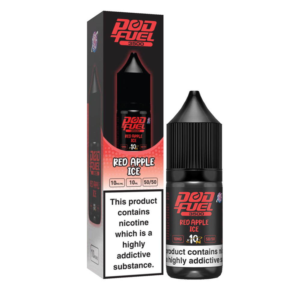POD FUEL - Red Apple Ice 10ml Nic Sale
